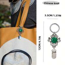 New Vintage Butterfly Shape Leather Travel Hat Clip, Outdoor Backpack Luggage Storage Clip, Multi-Purpose Straw Hat Clip, Hat Accessory, Hat Holder - Silver - View 20