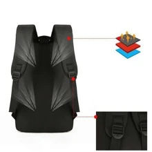Paquete de 3 mochilas informales con carga USB para ordenador portátil escolar de 15,6 pulgadas