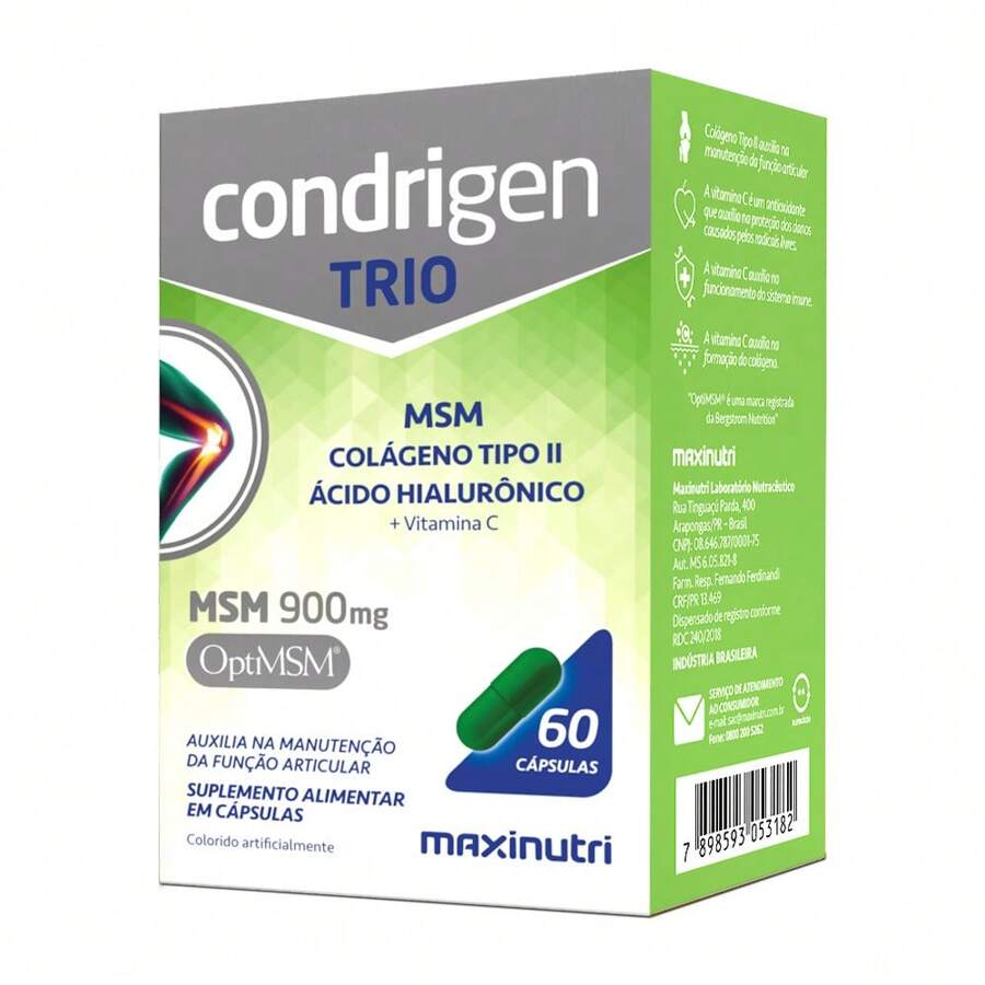 Condrigen Trio MSM Collagen Type 2 HA And Vitamin C 60 Caps - Khác - Xem 1