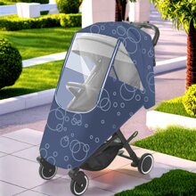 婴儿推车雨罩 儿童推车防风罩 婴儿推车伞车 防雾霾推车保护罩 雨衣通用型