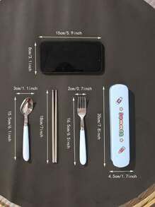 3 件餐具、1 个储物盒和 1 张贴纸、厨房、圣诞礼物 - 彩色 - 查看 15