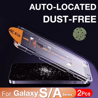 MIAOTIEMO For Galaxy S25 Edge S24 S23 S22 S21 Plus Ultra A16 A73 A72 A71 A55 A54 A53 A52 A51 A50 A40s A35 A34 A33 A32 A31 A25 A06 A05 4G 5G Z-Fold2 Z-Fold3 Z-Fold4 Z-Fold5 W2021 W2022 W2023 W2024 Screen Protector Toughened Glass Easy Install Kit