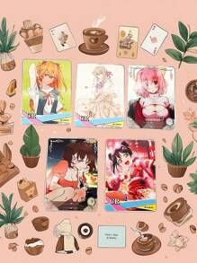 150張女神物語風雪月花動漫收藏卡 - 粉色 - 查看 3