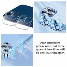 2 包兼容 iPhone 11 12 13 14 15 Pro Max 16 16 Plus 16 Pro 16 Pro Max 屏幕保护膜，带 2 包相机镜头保护膜，钢化玻璃膜，高清清晰，9H 硬度，无气泡，适用于手机壳 - 2PC透明+2PC鏡頭膜 - 查看 7