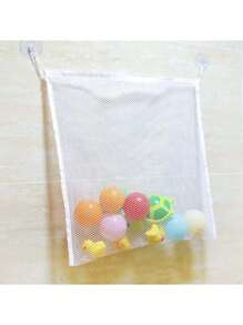 Mesh Bath Toy Storage Kit - Perfect For Bathtub Toy Racks And Bathroom Or Shower Racks - These Versatile Mesh Bags Make Baby Bath Toys Easy To Store - Ideal For Children And Toddlers - Multicolor - View 1