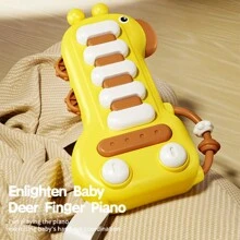 Jouets musicaux créatifs pour bébés, jouets de piano musical pour bébés, jouets de piano girafe convenant aux enfants âgés de 18 mois à 2 ans, cadeaux d'anniversaire et de Noël pour bébés