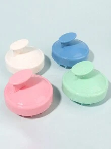 1只帶齒梳髮的洗發水刷,頭皮按摩、緩解發癢、放鬆髮質工具 - 米色 - 查看 6