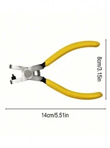 1 szt. 2 mm uniwersalne ręczne szczypce do pasków do zegarków, narzędzie do dziurkowania pasków, narzędzie do dziurkowania oczek, maszyna do dziurkowania etykiet, dziurkacz do pasków powrót do szkoły, powrót do szkoły, artykuły szkolne