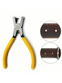 1 szt. 2 mm uniwersalne ręczne szczypce do pasków do zegarków, narzędzie do dziurkowania pasków, narzędzie do dziurkowania oczek, maszyna do dziurkowania etykiet, dziurkacz do pasków powrót do szkoły, powrót do szkoły, artykuły szkolne