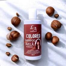 Darkening Shampoo For White Hair Colored Toning 300ml 100% Natural Effect Super Result - 黑色 - 查看 6