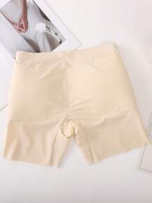 Short de maintien sans couture en soie glacée amincissant le ventre et gainant les fesses pour femmes