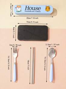 3 件餐具、1 个储物盒和 1 张贴纸、厨房、圣诞礼物 - 彩色 - 查看 17