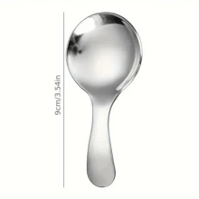2/3pcs 3.5 Inch Stainless Steel Mini Salt Spoon, Coffee Tea Spoon For Seasoning, Dessert, Tea, Coffee, Cake, Sugar, Stirring Spoon, Kitchen Utensils, Tableware Christmas Gift,School Supplies - Silver - View 3