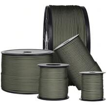 50ft-1000ft Paracord With Spools Type III  550lb 7-Strands Paracord Rope Parachute Cord - Army Green - View 1