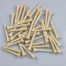 50 件木制高尔夫球座专业纯色高尔夫球座直座室内户外工具礼物父亲男朋友 42 毫米 54 毫米 70 毫米 83 毫米 - 彩色 - 查看 9