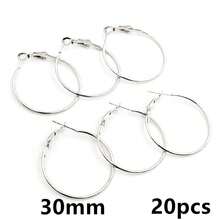 20个15-30毫米圆形耳环DIY首饰制作配件 - Earring hoops - 查看 25