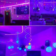 一卷1-5米/(3.28-16.4英寸)5V 2835白、暖、蓝、紫、绿LED灯带，由电池盒供电，高亮度LED灯珠，耐用，低压LED灯带，适用于圣诞节装饰、万圣节装饰、派对装饰、厨房、卧室、走廊、楼梯、客厅、酒吧、工作台（不含电池） - 電池盒單色燈帶 - 查看 8