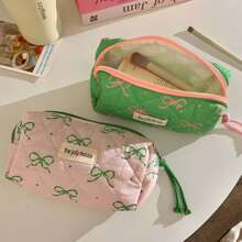 Preppy Pencil Case Aesthetic Pencil Bag Cute Pencil Case For Girls Aesthetic School Supplies - Multicolor - View 11