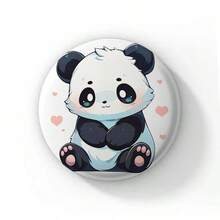 58mm Hoạt hình Dễ thương Đầy màu sắc Panda Nút Ghim Tôi yêu Panda Trái tim Trâm Cài Áo Huy hiệu Ba lô Phụ kiện Phần thưởng cho trẻ em Quà tặng bạn bè - 58mm - Xem 38