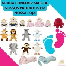 Plush Monkey  Jungle Animals For Children 35cm Baby Gift Toy Layette Antiallergic Baby Affectionate Plush Cushion Niche Girl Boy - 鏽棕色 - 查看 11