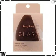 Anatomical Makeup Sponge Flat Mirror Glass Ruby Rose - 鏽棕色 - 查看 4