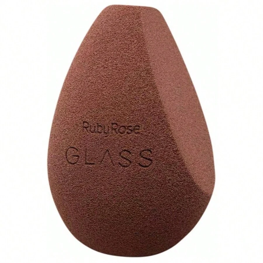 Anatomical Makeup Sponge Flat Mirror Glass Ruby Rose - 鏽棕色 - 查看 1