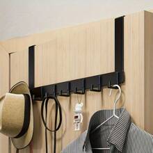 1pc Over The Door Hanger With Hook, Easy To Install, No Need To Punch Holes Hanging Metal Over The Door Hanger, For Hats, Keys, Home Space Saving Storage, For Entrance, Bathroom, Bedroom, Home, Dormitory,His Comments, Hanging His Bag, Hangers, Interests, Relationships, Wall Shelves, Wall Hangers, Adhesives, Door Hooks, Wall Stickers, Comments