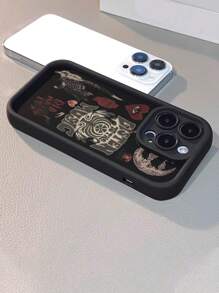 3D 珐琅心形眼睛设计柔软 TPU 防震保护手机壳兼容 Iphone 15 Pro Max、IPhone 13、Samsung Galaxy A50、A12、A32、A52、A72、Redmi 11、12 Pro 等。 - 彩色 - 查看 2