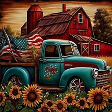 1 套钻石画套件，钻石点艺术 DIY 5D 全方形/圆形钻钻石画 适用于家居墙壁装饰礼物 - 彩色 - 查看 1