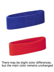 2pcs Yoga & Basketball Sweat-Absorbent Headbands, Suitable For Outdoor Sports And Fitness - Keep Forehead Dry And Comfortable, Sweat-Absorbing Sports Headband Towel - Multicolor - View 7