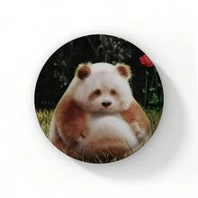 58mm Hoạt hình Dễ thương Đầy màu sắc Panda Nút Ghim Tôi yêu Panda Trái tim Trâm Cài Áo Huy hiệu Ba lô Phụ kiện Phần thưởng cho trẻ em Quà tặng bạn bè - 58mm - Xem 18
