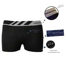 Kit 5 Boxers Plus Size Microfibra Sem Costura Promoção