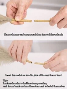 1 chiếc sậy cỏ Pampas nhân tạo, sậy cao trung bình, dài 95cm/37,4 inch, có 10 chiếc nĩa, cây nhân tạo bằng nhựa, ngày lễ tình nhân, mùa xuân, đồ trang trí mùa xuân, thảm chùi chân mùa xuân, vải polyester mềm mại và bền, phong cách Bắc Âu đơn giản hiện đại, phong cách Bohemian - dùng để trang trí nhà cửa, bình hoa, đám cưới, tiệc tùng, phòng khách, phòng ăn, phòng ngủ, triển lãm, khách sạn, phòng trưng bày, tường tự làm, vật trang trí bàn làm việc, ngày lễ tình nhân, quà tặng - Màu xanh hải quân - Xem 5