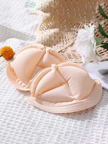 2pcs Invisible Push-Up Inflatable Bra Pads, Easy To Wear For Various Outfits - Apricot - View 4