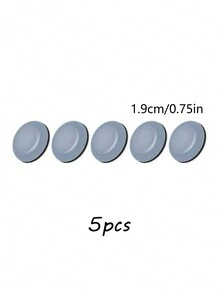 5 pièces Tampons de protection pour bureau et chaise avec dos adhésif, patins de glissement de meuble antidérapants et réducteurs de bruit pour la maison et le bureau - Bleu gris - Voir 7