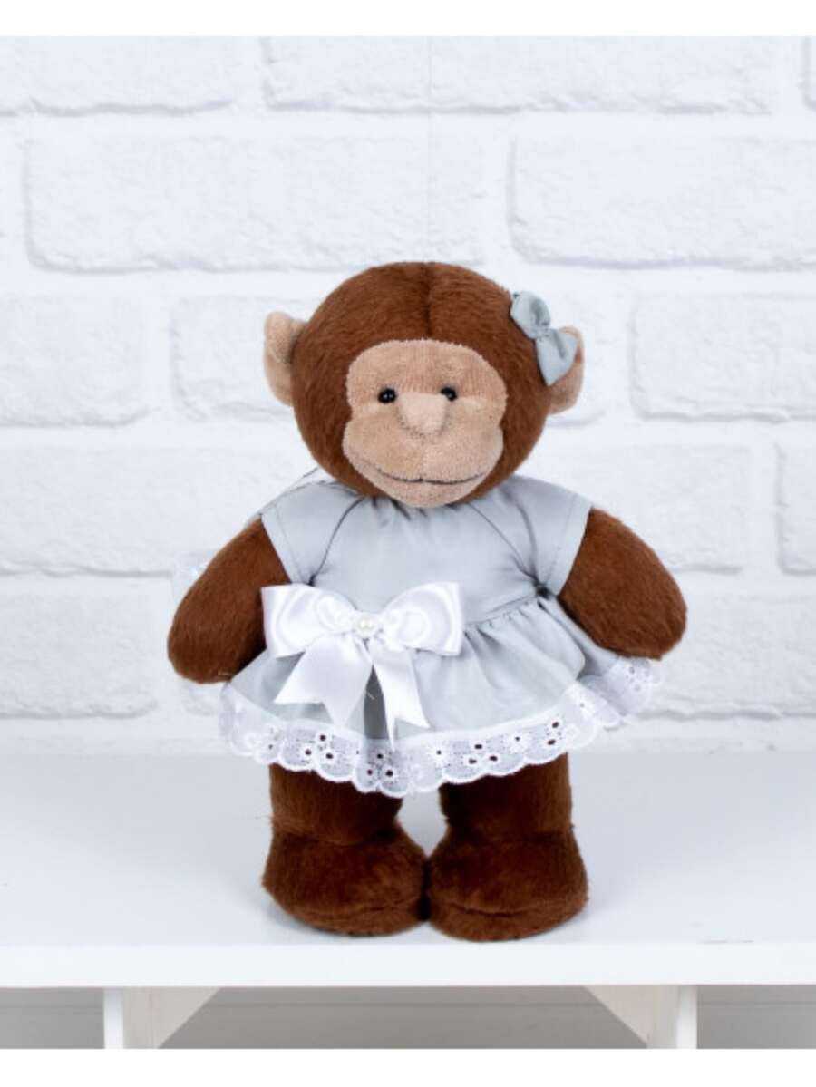 Plush Monkey 20cm For Decoration - 1 Piece - 灰色 - 查看 1