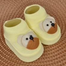 Baby Slipper Sock Booties 3D Bottini Bear Varies Color - 黃色 - 查看 1
