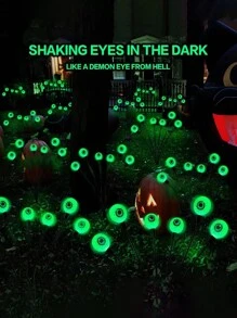LED 太阳能眼球灯、户外庭院通道灯、发光节日装饰灯串