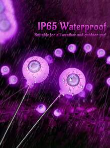 LED 太阳能眼球灯、户外庭院通道灯、发光节日装饰灯串