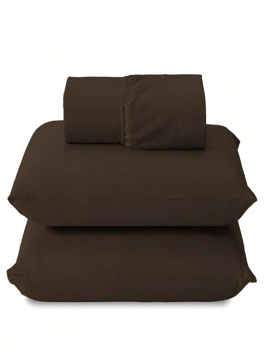 Sheet Sets With Pillowcases - 鏽棕色 - 查看 1