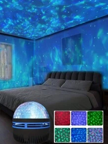 Guanova 1pc USB Power Water Ripple Projector Light , Aurora Projection, Starry Sky Projection, Crystal Projection, Suitable For Bedroom, Adult Game Room, Home Theater, Room Decoration, Valentine\ Day Gift, Camping, Wedding Decoration,Lamp,LED Projector - Projector Lamp - View 5