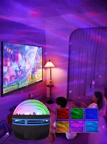 Guanova 1pc USB Power Water Ripple Projector Light , Aurora Projection, Starry Sky Projection, Crystal Projection, Suitable For Bedroom, Adult Game Room, Home Theater, Room Decoration, Valentine\ Day Gift, Camping, Wedding Decoration,Lamp,LED Projector - Projector Lamp - View 4