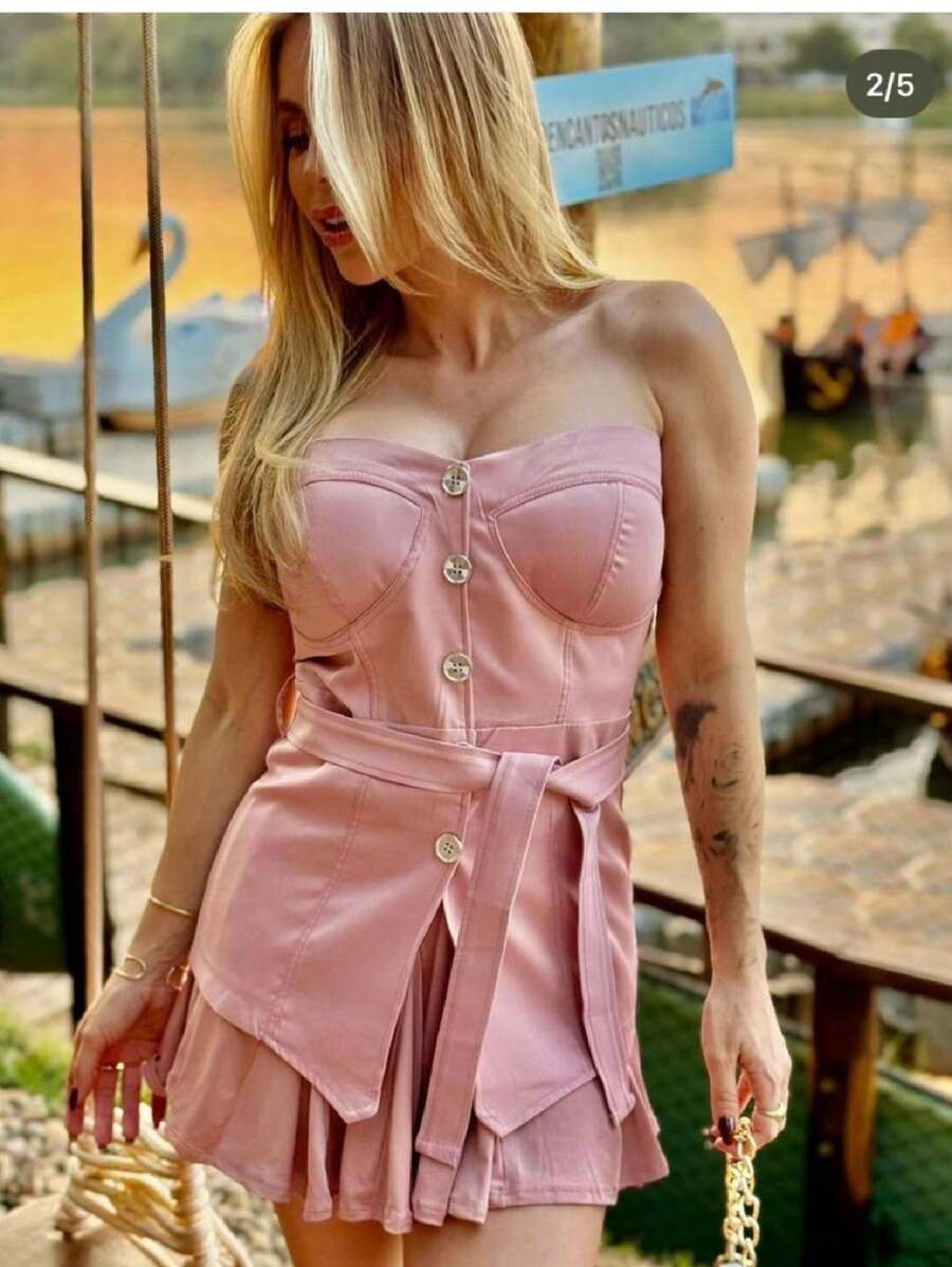 CORSET BIOMARY-MODAS - 淡紫色 - 查看 1