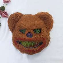 1pc Halloween Horror Animal Mask, Violent Rabbit Terror Bear Cosplay Prop, Masquerade Costume Mask - Multicolor - View 13