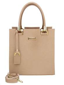 Amanda Brazil handbag Castelo Bag Kit + Bag Purse + Wallet + Chain Bag Amanda Brazil - Màu nâu  Mocha - Xem 4