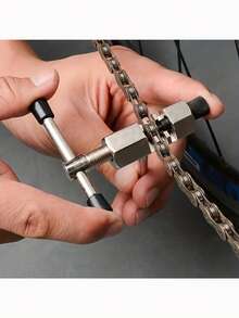 Bicycle Chain Breaker, Mountain Bike Chain Removal Tool, Chainring Remover, Bike Repair Tool Kit - Multicolor - View 1