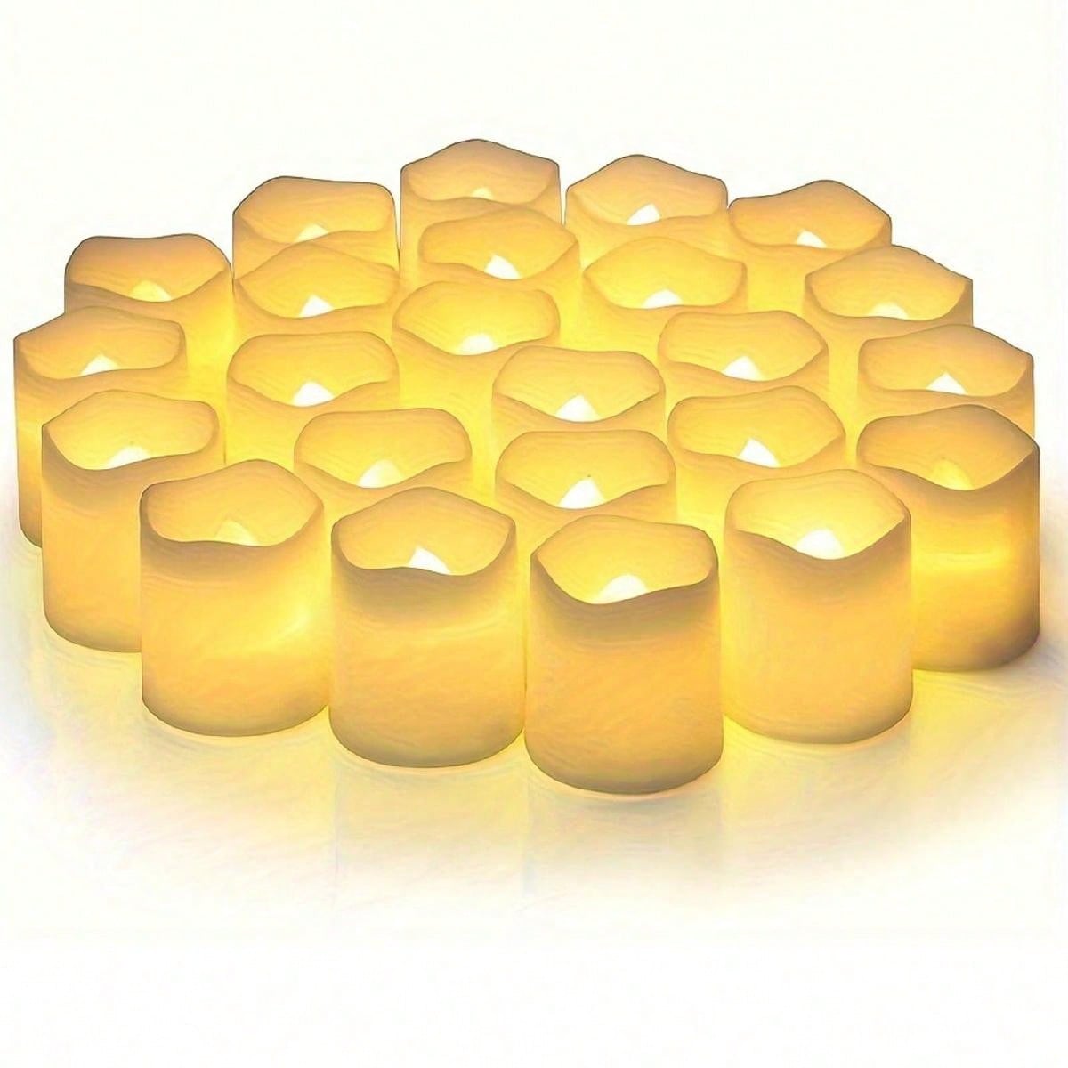 12pcs/6pcs/1pc Christmas LED Lights, Battery Powered, Warm White, Flameless, Suitable For Proposal, Valentine's Day, Wedding, Party And Holiday Decoration, Romantic Creative Proposal Electronic Candles, Romantic Candlelight Dinner, Christmas Decoration, Indoor Home Decor, Christmas Tree Decor, Christmas Table Decor