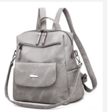 Ladies' Backpack Travel Bag - 灰色 - 查看 2