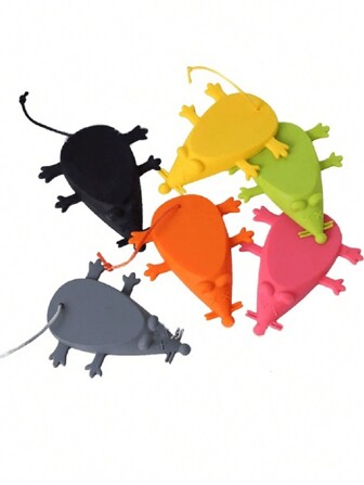 Sujetapuertas de silicona con forma de ratón - Sujetapuertas de goma de diseño antideslizante con motivo de dibujos animados, ideal para hogares y oficinas como mejor regalo