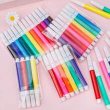 12-Color Mini Graffiti Watercolor Pens,Handmade Washable Art Painting Brushes,Colorful Brush Set,Holiday Gift,Green Pen,Pencil Color,Painting For Kids,Felt Tip Pens,Colouring Pencils,Coloring Pens,Colouring Pens,Felt Tip Pens,Colouring Pencils,Colouring Pens,Felt Tip Pens,Colouring Pencils
